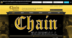 Desktop Screenshot of chainbaseball.com